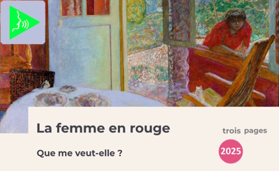 La femme en rouge