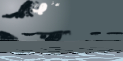 Ciel gris en Finistère sud