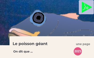 Le poisson géant