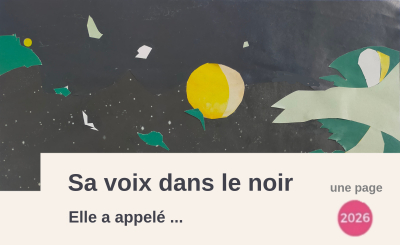Sa voix dans le noir